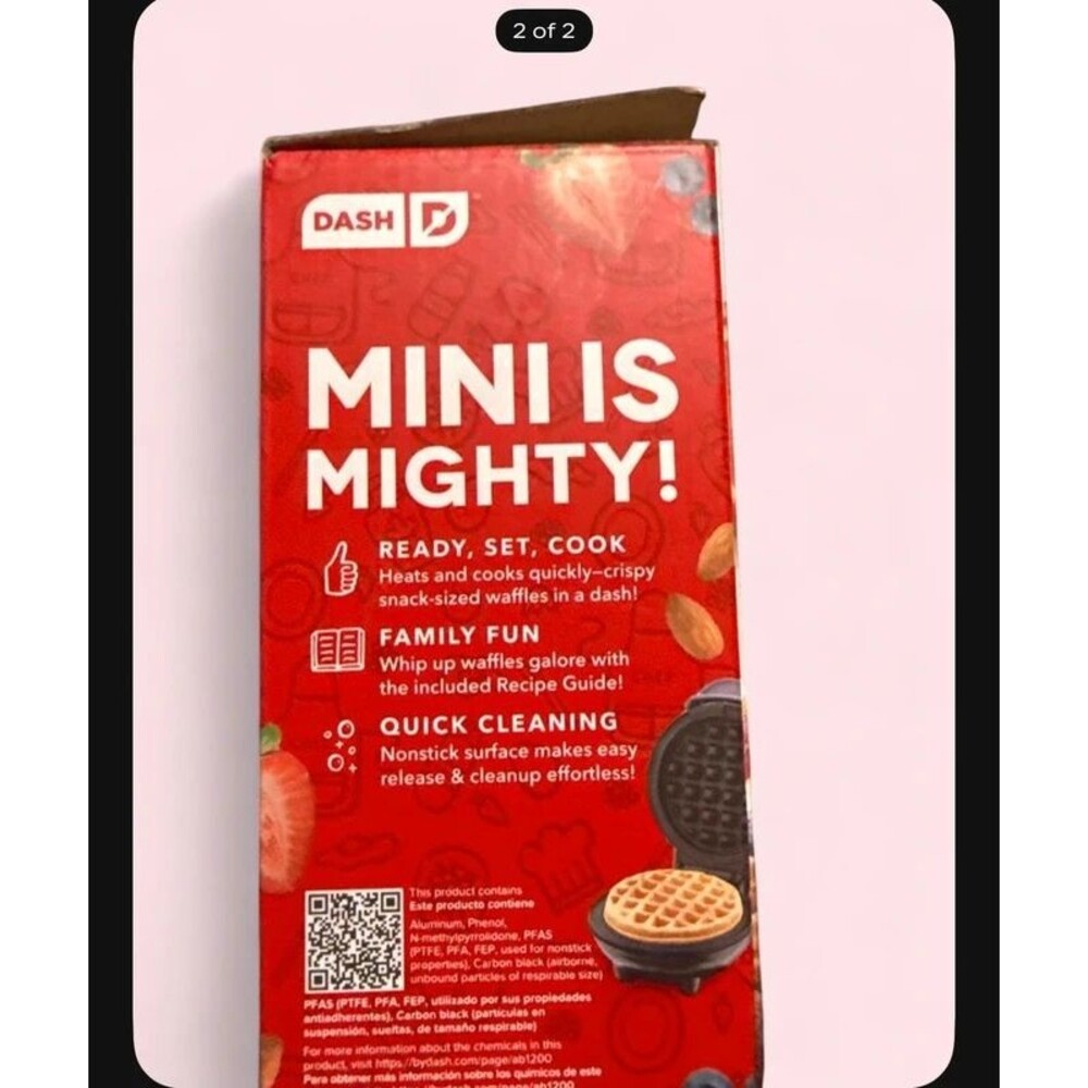 Mini waffle maker -dash - Picture 2 of 2